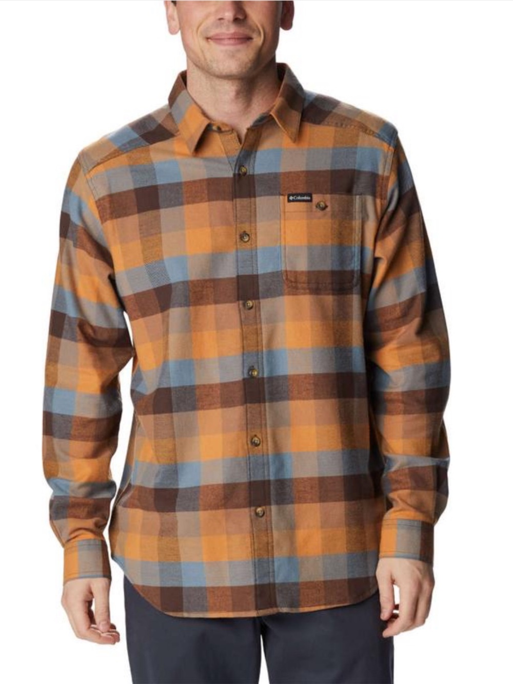 NWT Columbia Men’s Cornell Woods Plaid Flannel Shirt Buffalo Check Sz XXL